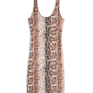 True Religion Bodied Python Bodycon Dress